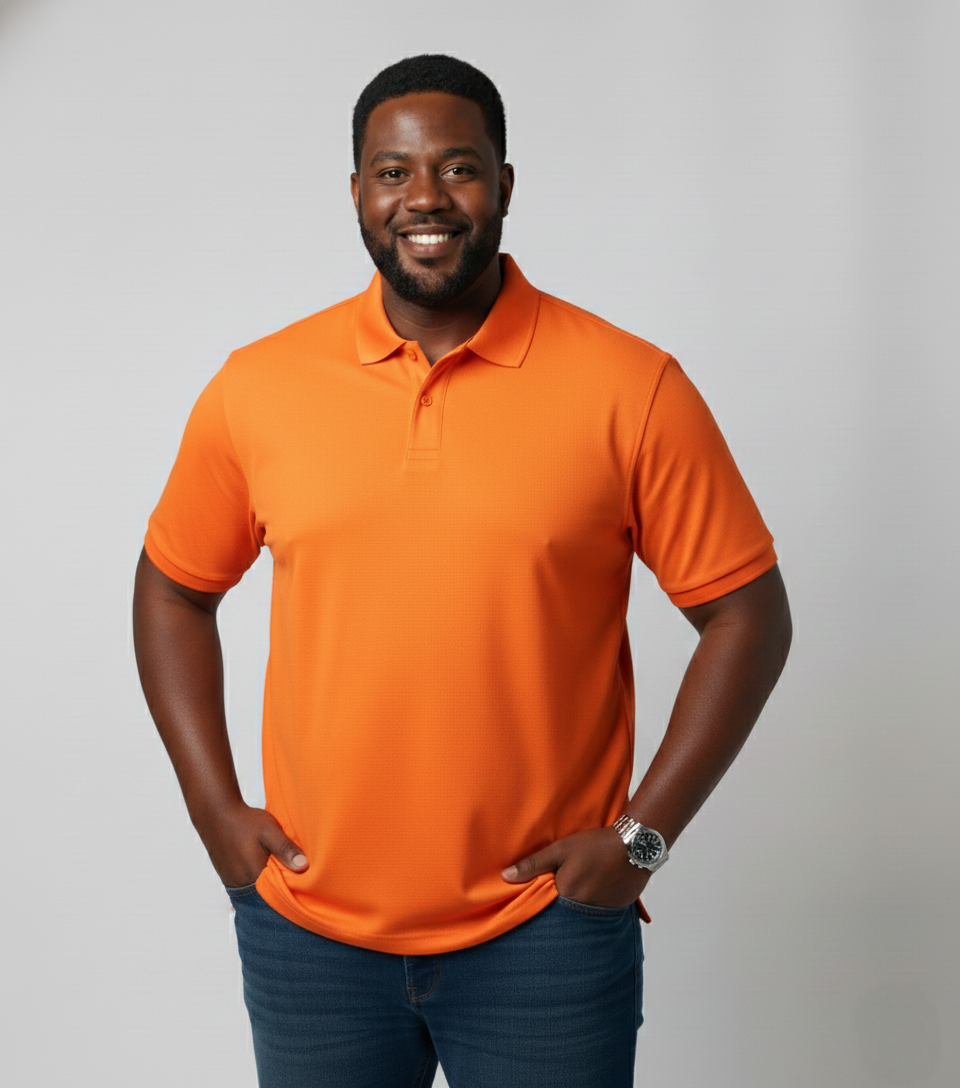 Camisa Polo Premium Plus Size | Caimento Exclusivo, Conforto e Imagem Profissional