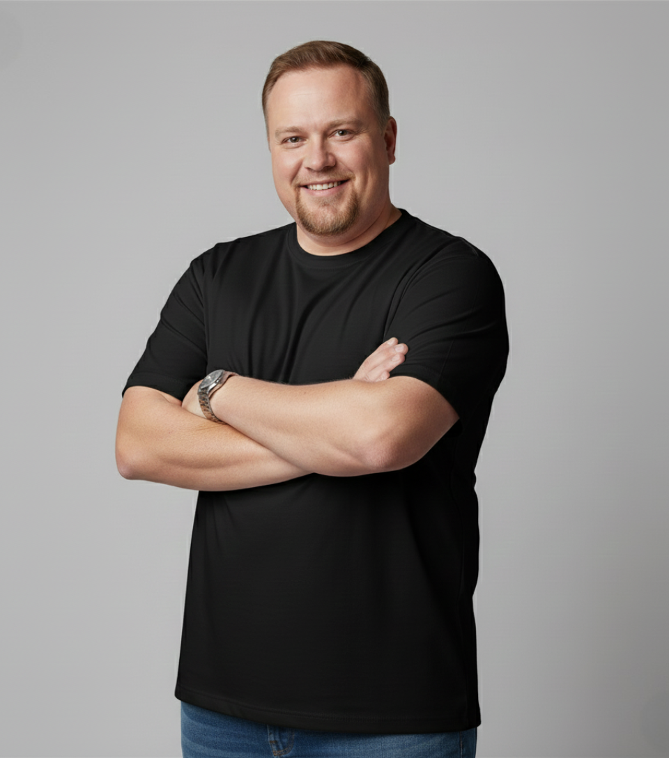 Camiseta Promocional Poliéster Plus Size | Alta Visibilidade, Conforto e Inclusão