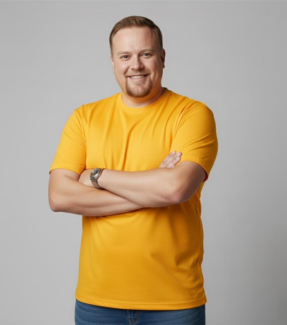 Camiseta Promocional Poliéster Plus Size | Alta Visibilidade, Conforto e Inclusão