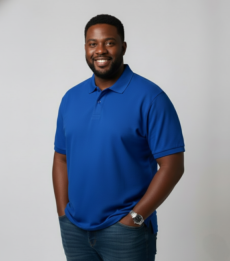 Camisa Polo Premium Plus Size | Caimento Exclusivo, Conforto e Imagem Profissional