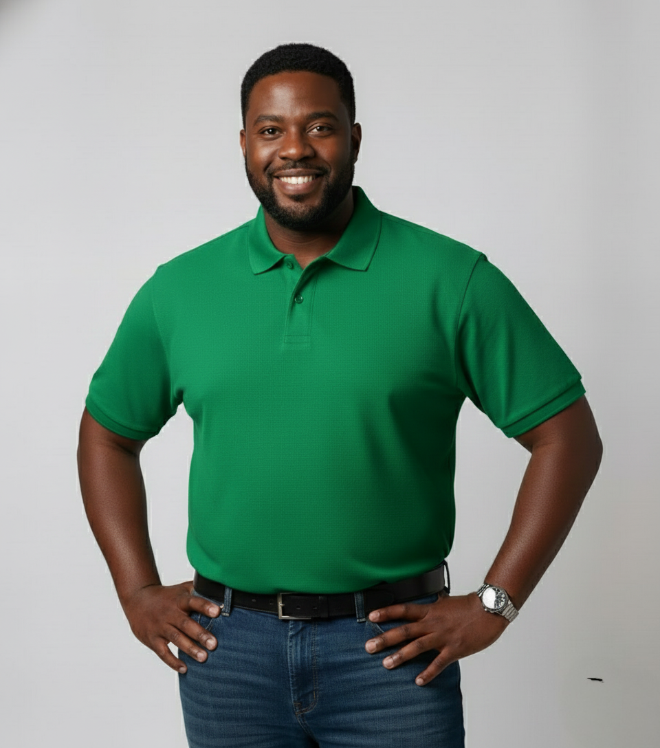 Camisa Polo Premium Plus Size | Caimento Exclusivo, Conforto e Imagem Profissional