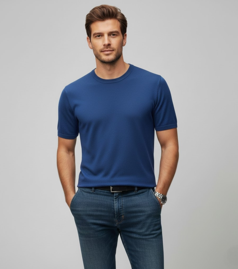 T-Shirt Malha Poliéster Premium | Secagem Rápida, Zero Amassado e Máxima Performance