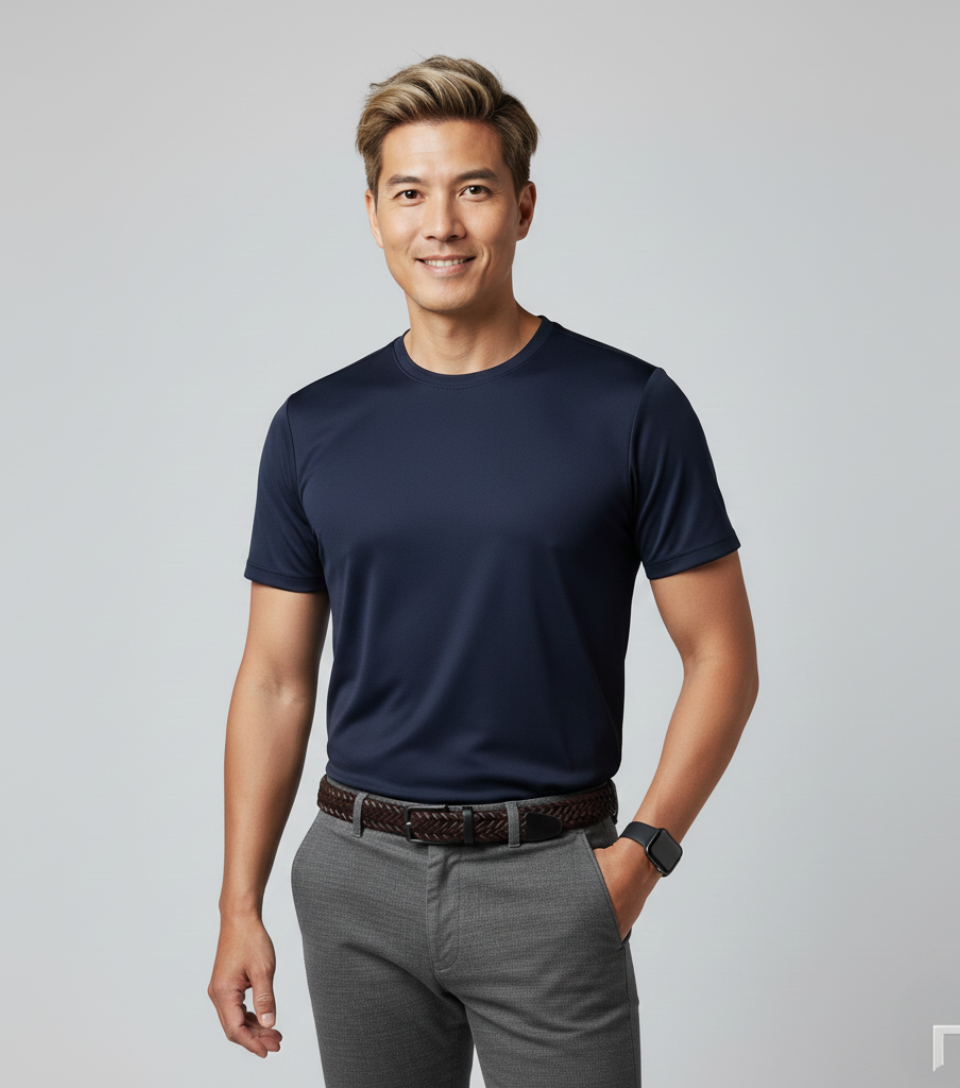 Camiseta T-Shirt Poliéster Promocional | Alta Visibilidade, Secagem Rápida e Custo Inteligente