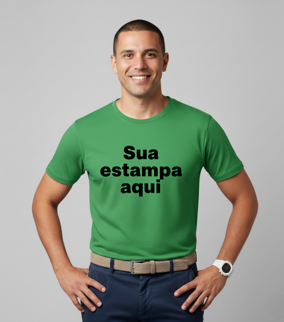 Camiseta de Malha Premium para Personalização | Conforto Inigualável e Criação Ilimitada