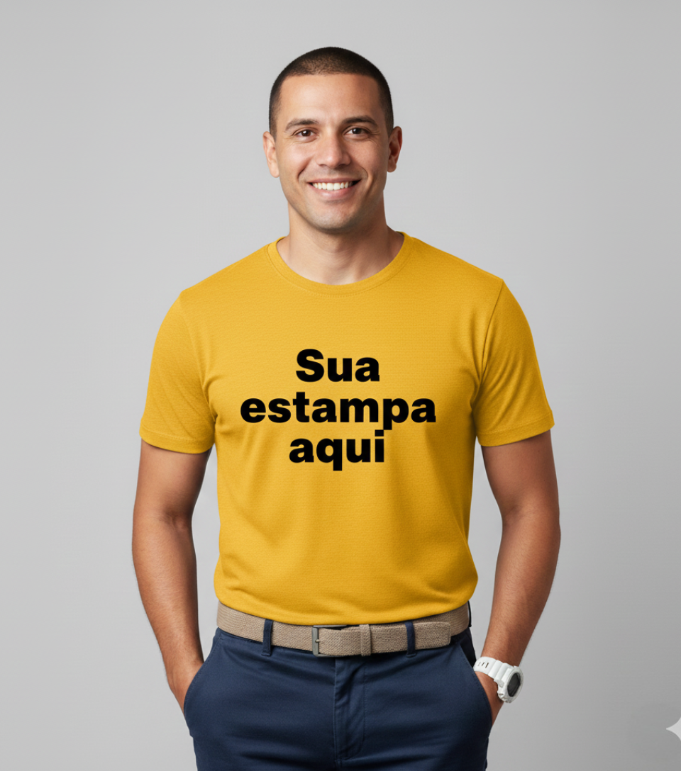 Camiseta de Malha Premium para Personalização | Conforto Inigualável e Criação Ilimitada
