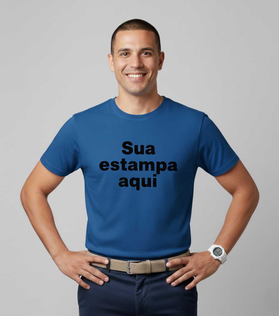 Camiseta de Malha Premium para Personalização | Conforto Inigualável e Criação Ilimitada