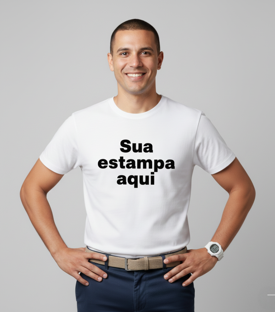 Camiseta de Malha Premium para Personalização | Conforto Inigualável e Criação Ilimitada