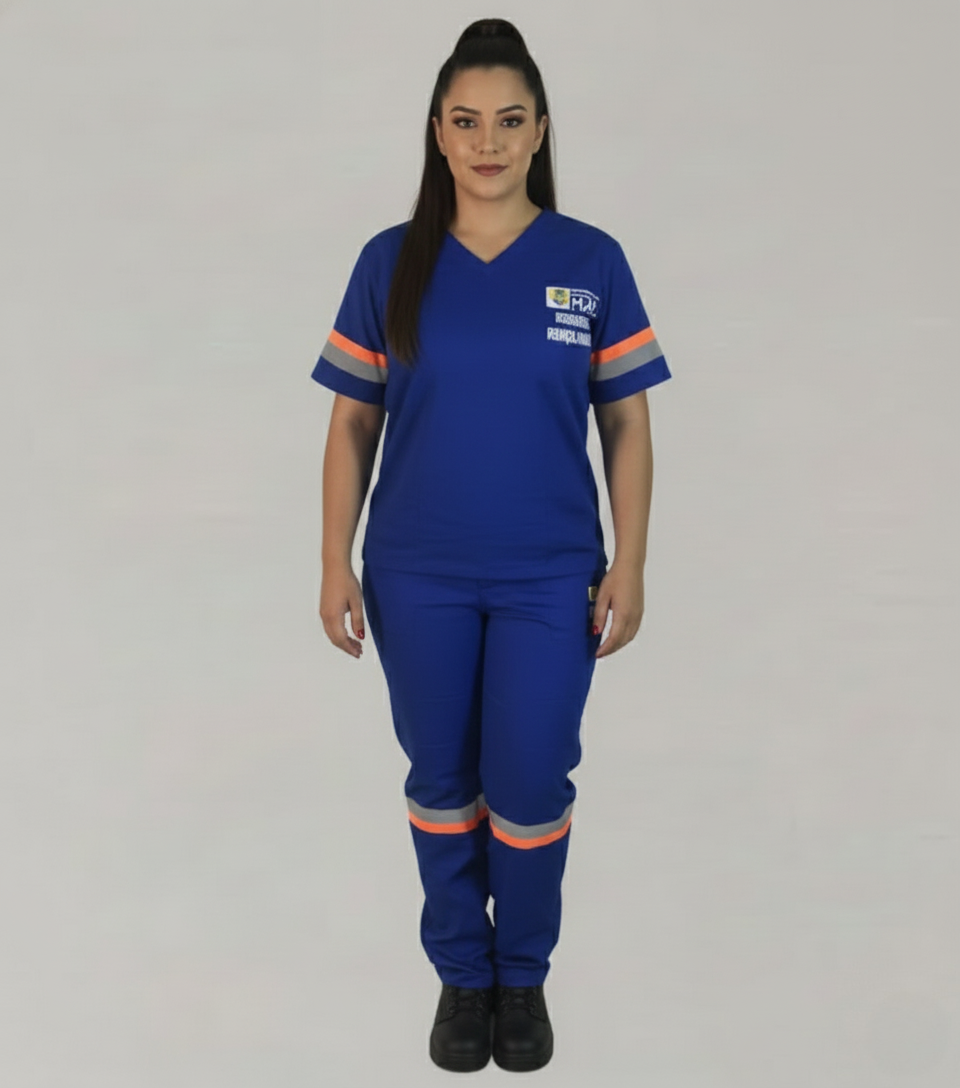 Uniforme de Limpeza Urbana Premium | Alta Durabilidade e Faixas Refletivas Nível II