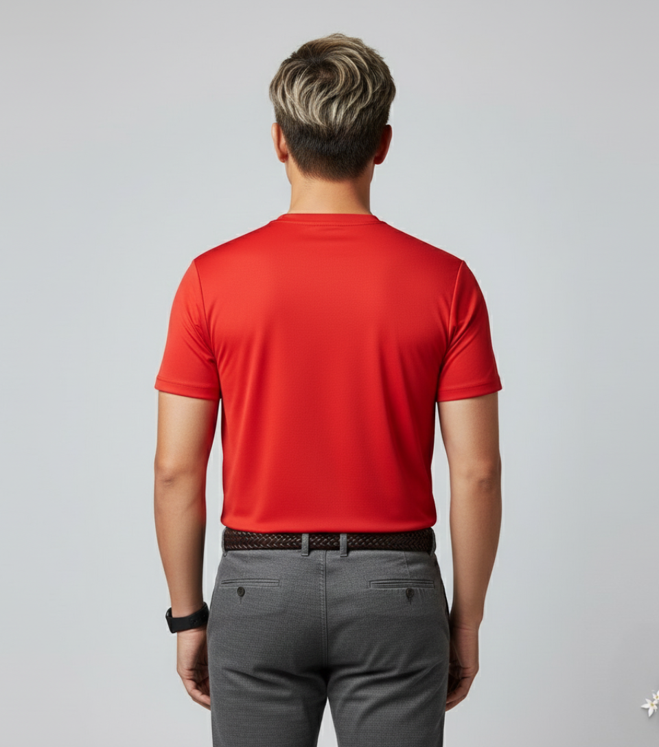 Camiseta T-Shirt Poliéster Promocional | Alta Visibilidade, Secagem Rápida e Custo Inteligente