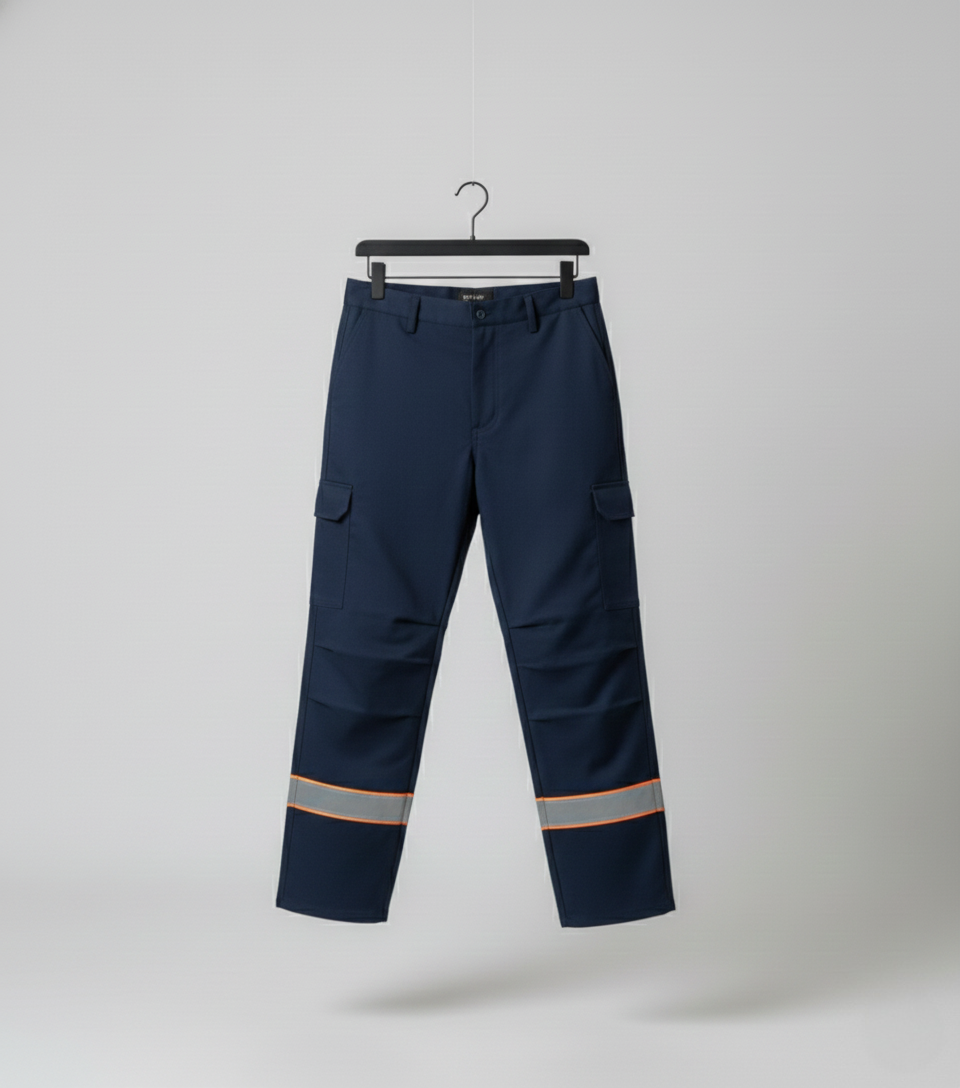 Uniforme de Brim Premium Bordado | Máxima Durabilidade e Resistência Industrial B2B