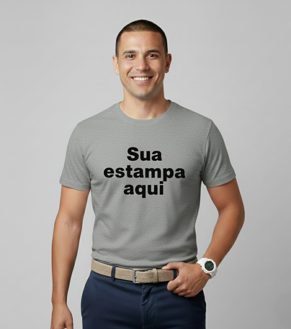 Camiseta de Malha Premium para Personalização | Conforto Inigualável e Criação Ilimitada