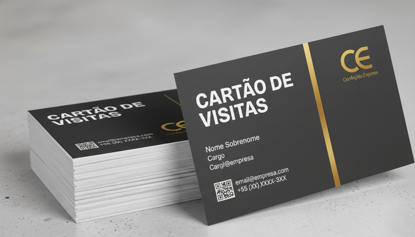 1000 Cartões de Visita - frente